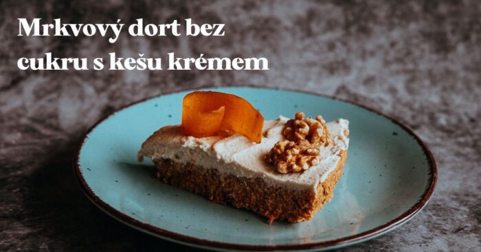 Raw torta – nepečená mrkvová torta bez cukru.
